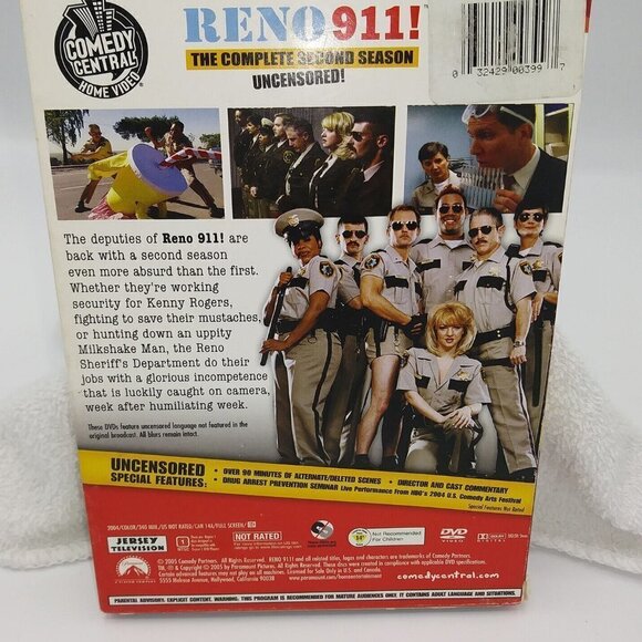 Reno 911 The Complete Second Season Uncensored Boxed Set 3-Discs TV Comedy 2005 - Picture 5 of 7